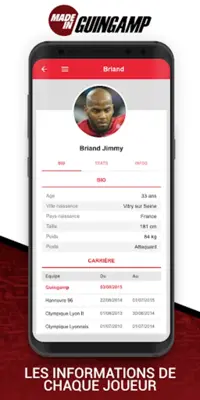 Foot Guingamp android App screenshot 1