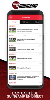 Foot Guingamp android App screenshot 4